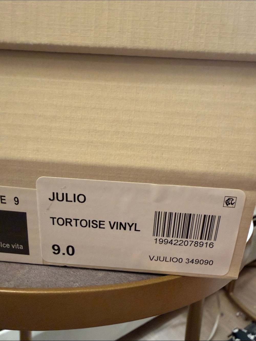 Dolce Vita Julio tortoise vinyl sandals size 9 - Picture 2 of 8